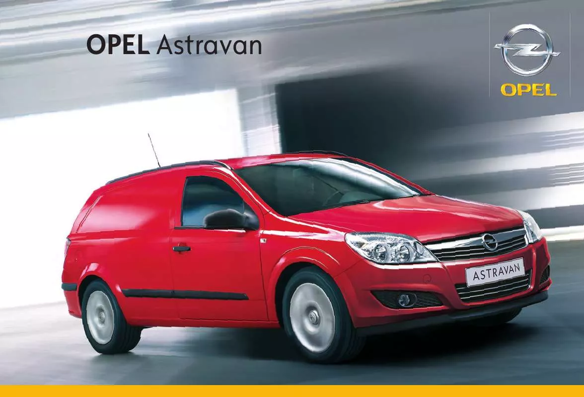 Mode d'emploi OPEL ASTRA VAN