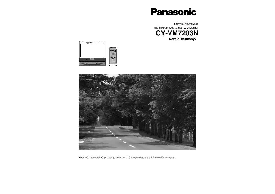Mode d'emploi PANASONIC CY-VM7203N