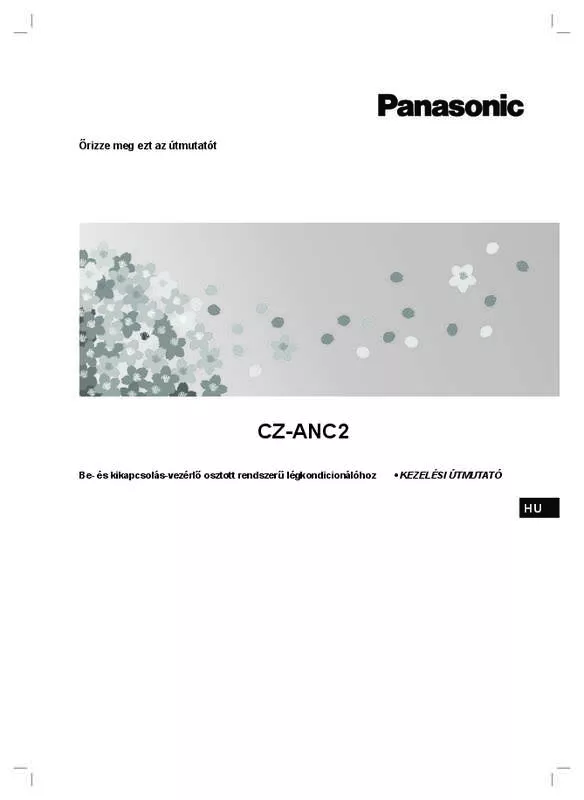 Mode d'emploi PANASONIC CZ-ANC2