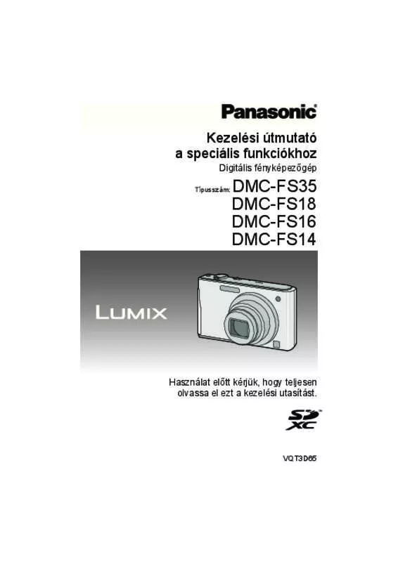 Mode d'emploi PANASONIC LUMIX DMC-FS14EF