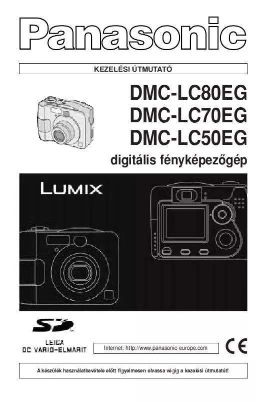 Mode d'emploi PANASONIC DMC-LC80EG