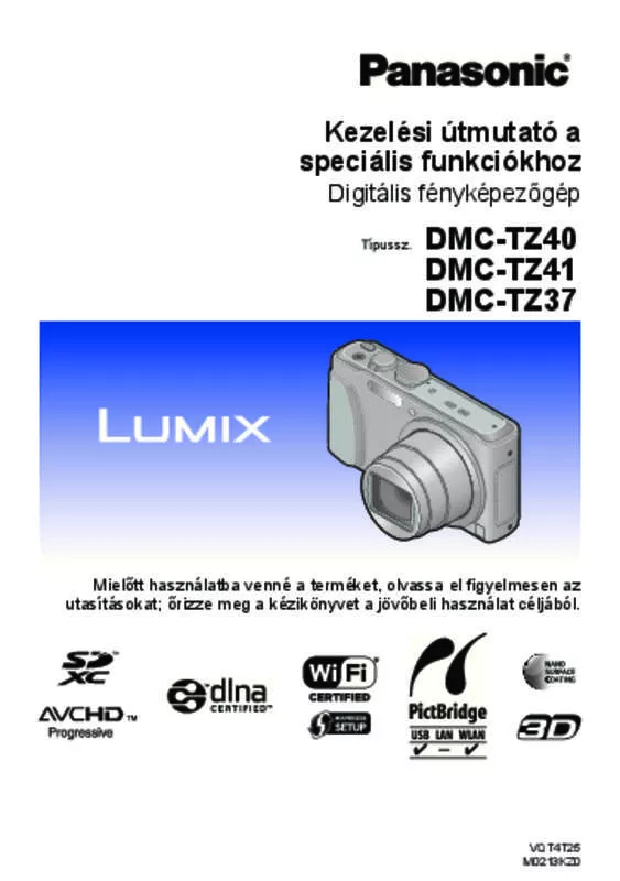 Mode d'emploi PANASONIC LUMIX DMC-TZ37EP