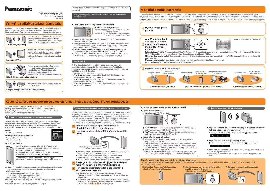 Mode d'emploi PANASONIC DMC-TZ40EP