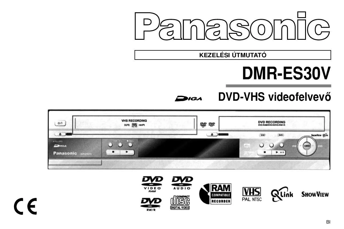 Mode d'emploi PANASONIC DMR-ES30V