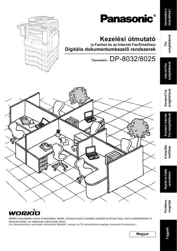 Mode d'emploi PANASONIC DP-8032