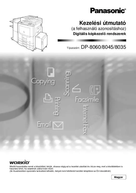 Mode d'emploi PANASONIC DP-8035