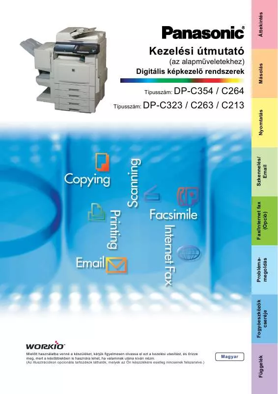 Mode d'emploi PANASONIC DP-C263