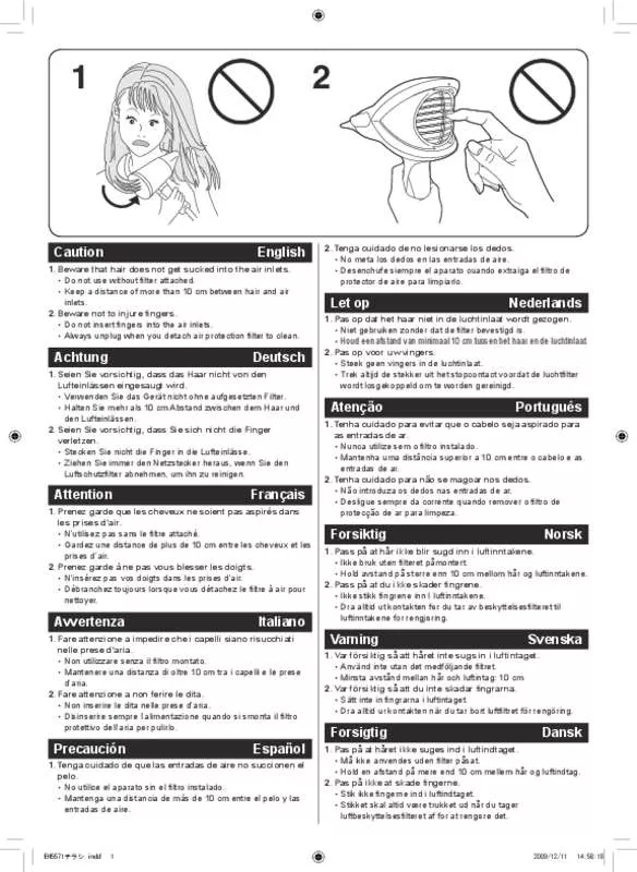 Mode d'emploi PANASONIC EH-5573