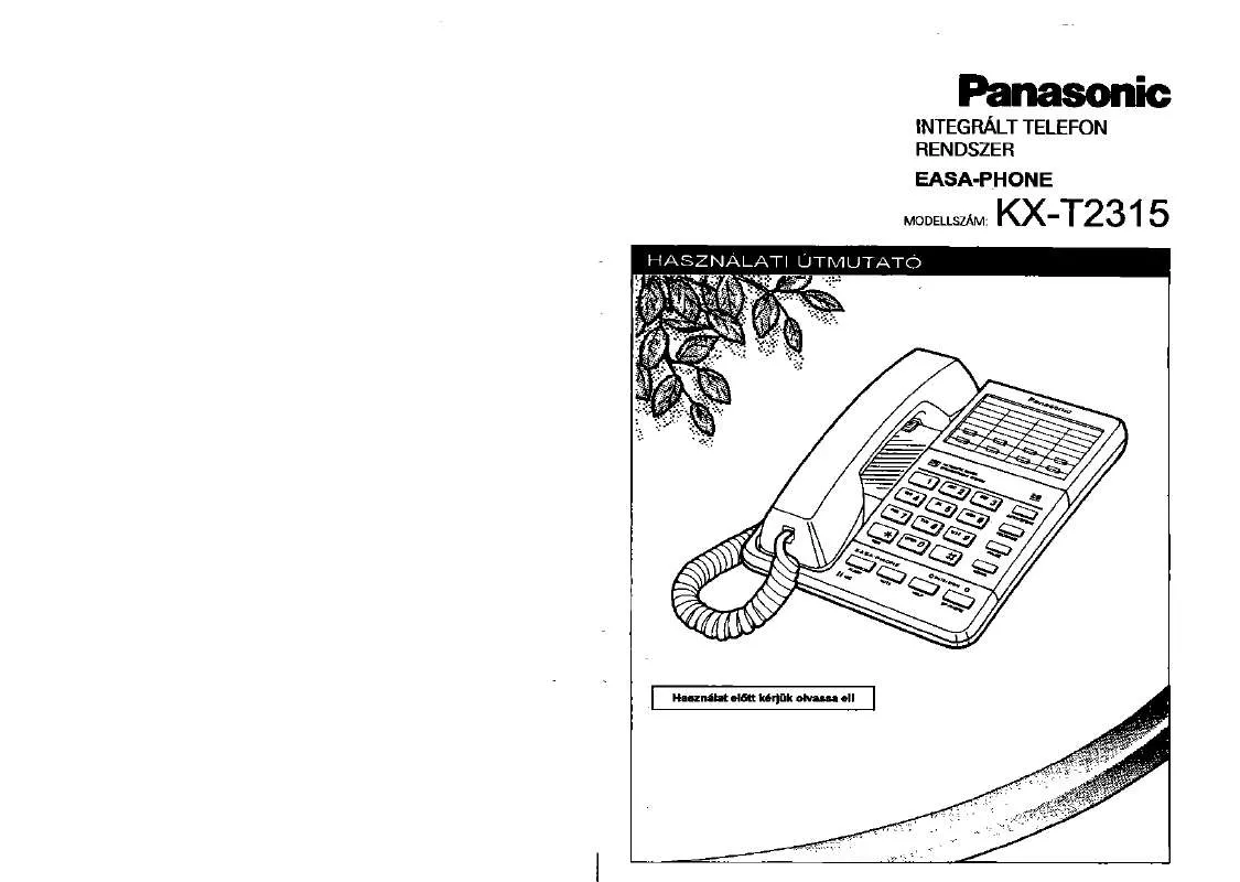 Mode d'emploi PANASONIC KX-T2315