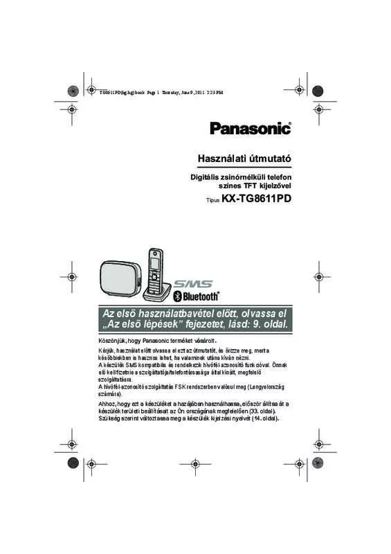 Mode d'emploi PANASONIC KX-TG8611PD