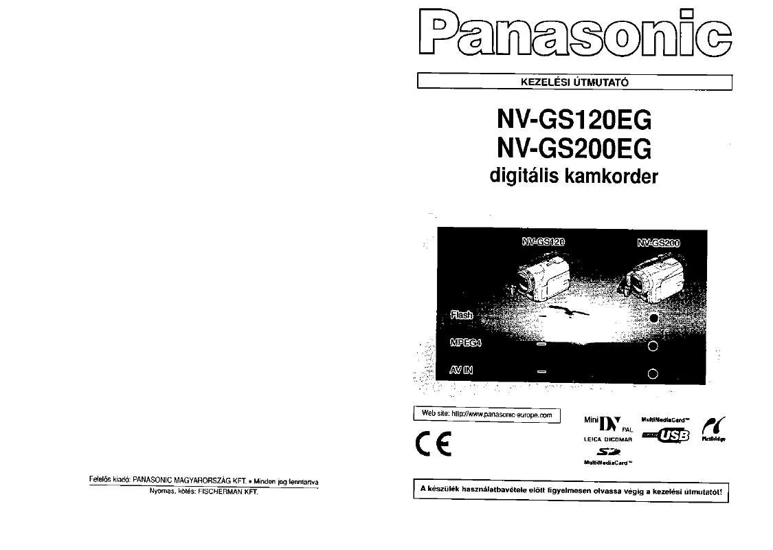 Mode d'emploi PANASONIC NV-GS200EG