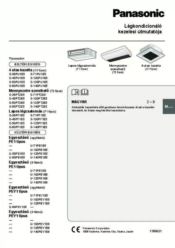 Mode d'emploi PANASONIC S-125PF1E5