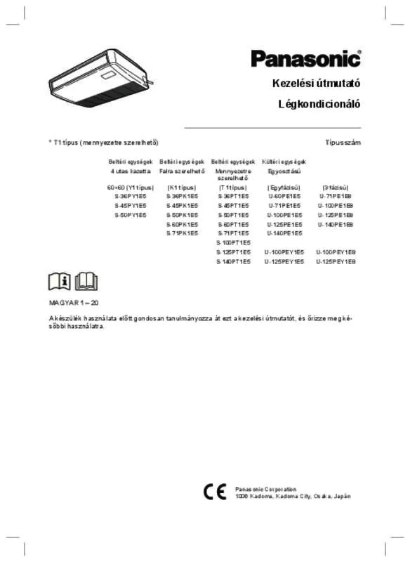 Mode d'emploi PANASONIC S-45PT1E5