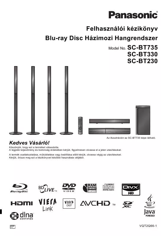 Mode d'emploi PANASONIC SCBT230