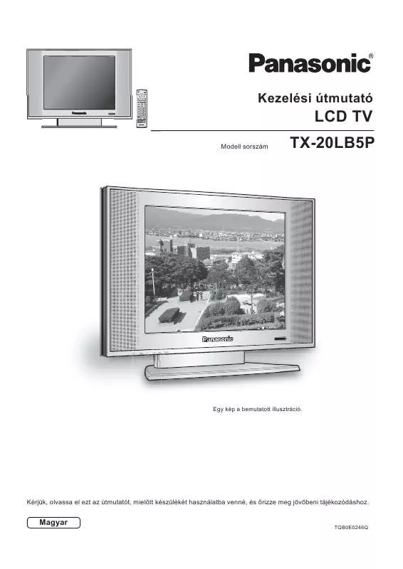 Mode d'emploi PANASONIC TX-20LB5P