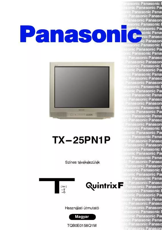 Mode d'emploi PANASONIC TX-25PN1P