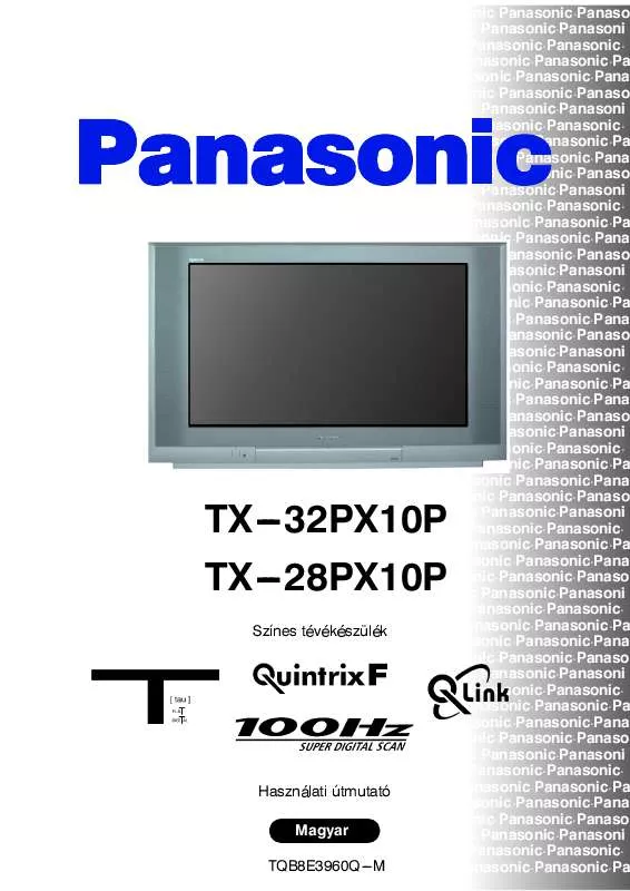 Mode d'emploi PANASONIC TX-28PX10P