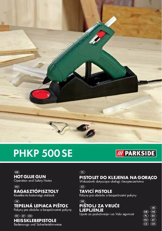 Mode d'emploi PARKSIDE KH 3011 HOT GLUE GUN