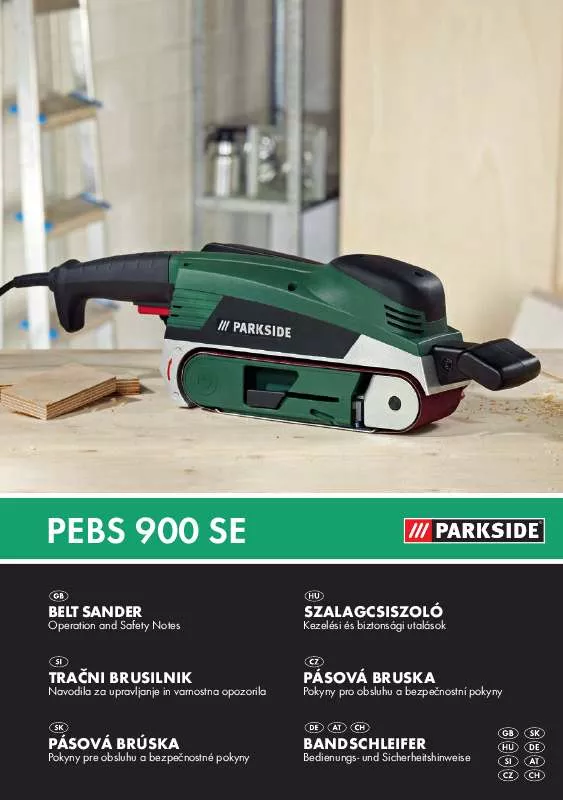 Mode d'emploi PARKSIDE KH 3020 BELT SANDER