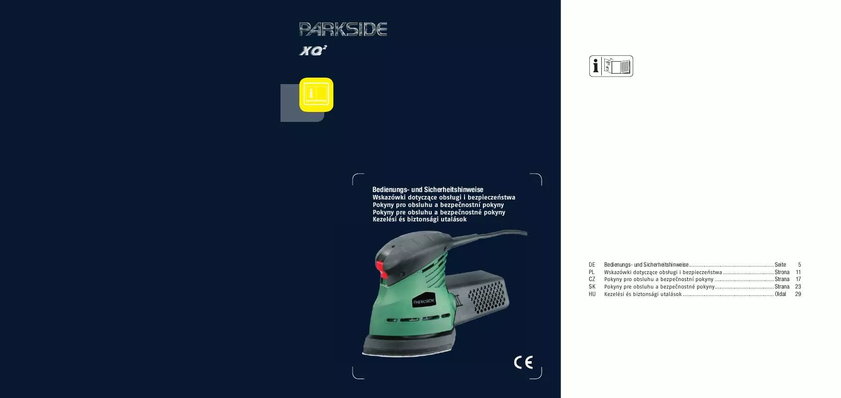 Mode d'emploi PARKSIDE XQ2