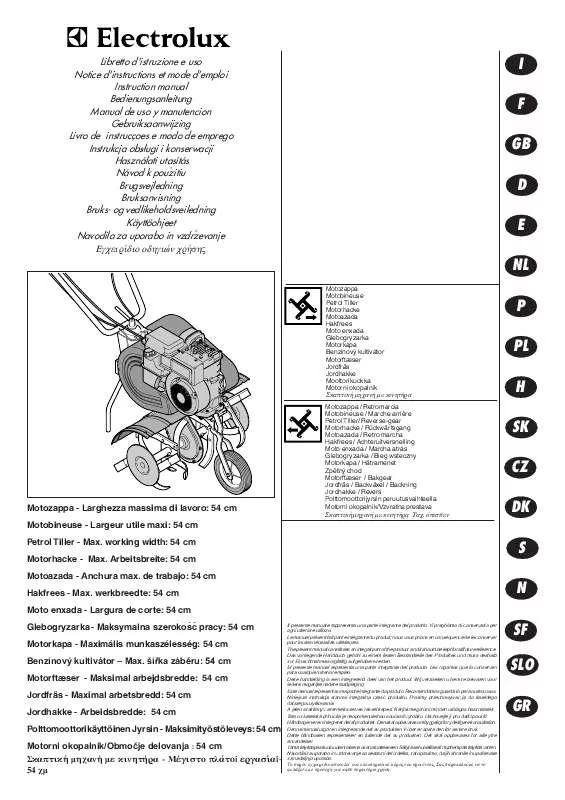 Mode d'emploi PARTNER PFT5054RB