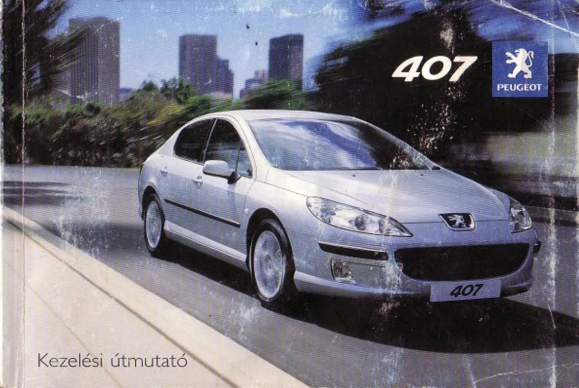 Mode d'emploi PEUGEOT 407