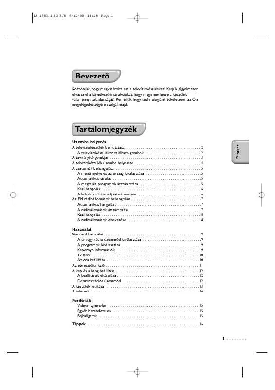 Mode d'emploi PHILIPS 14PT3685/01E