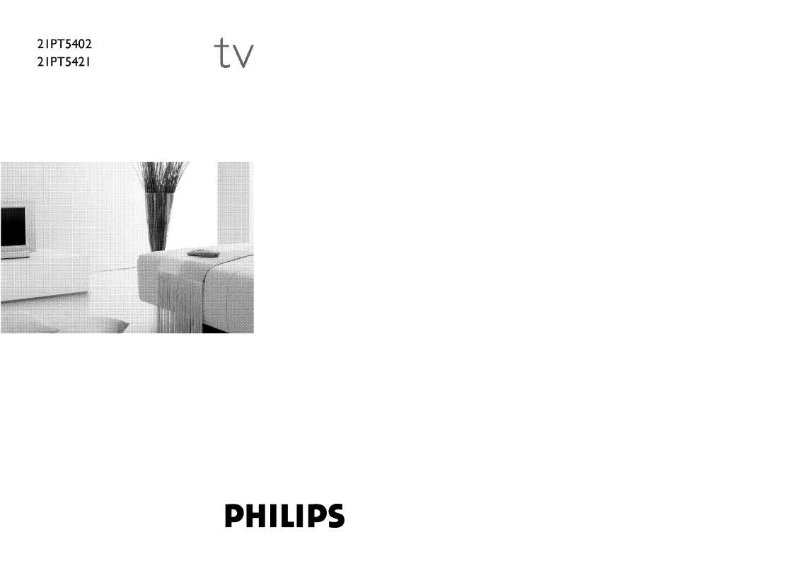 Mode d'emploi PHILIPS 21PT5421