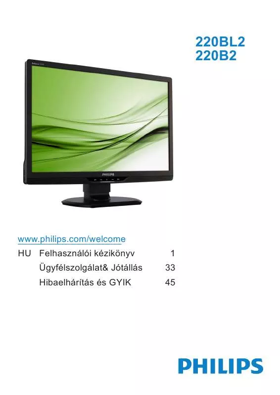 Mode d'emploi PHILIPS 220B2CB