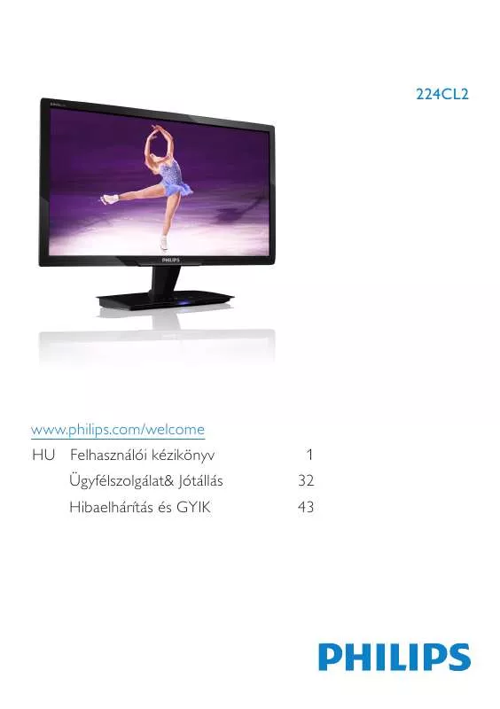 Mode d'emploi PHILIPS 224CL2SB