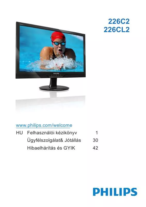 Mode d'emploi PHILIPS 226CL2SB