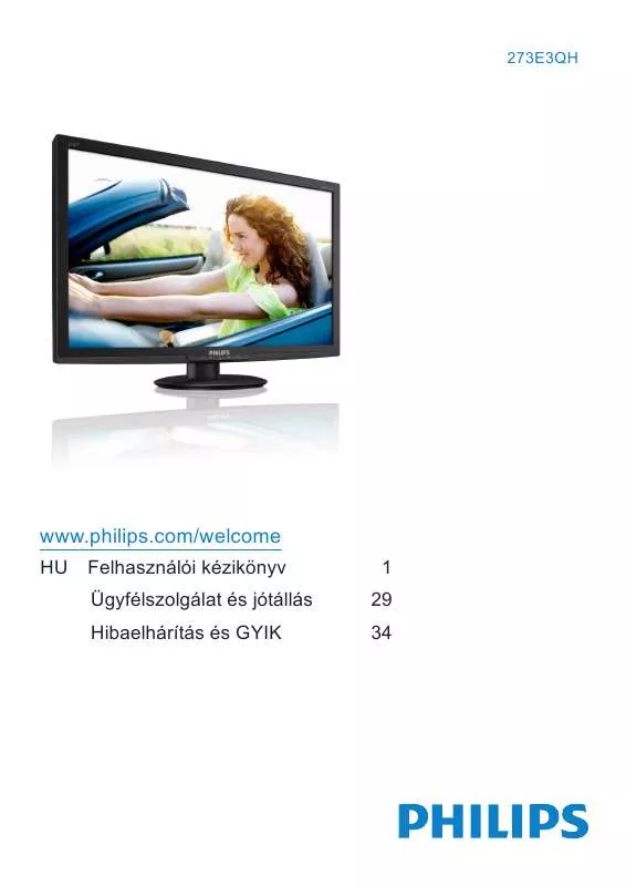 Mode d'emploi PHILIPS 273E3QHSS