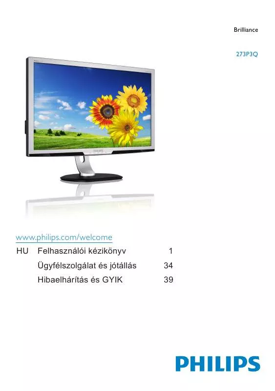 Mode d'emploi PHILIPS 273P3QPYEB