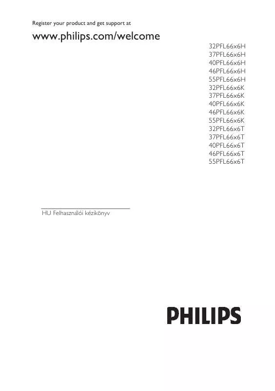 Mode d'emploi PHILIPS 32PFL6606H