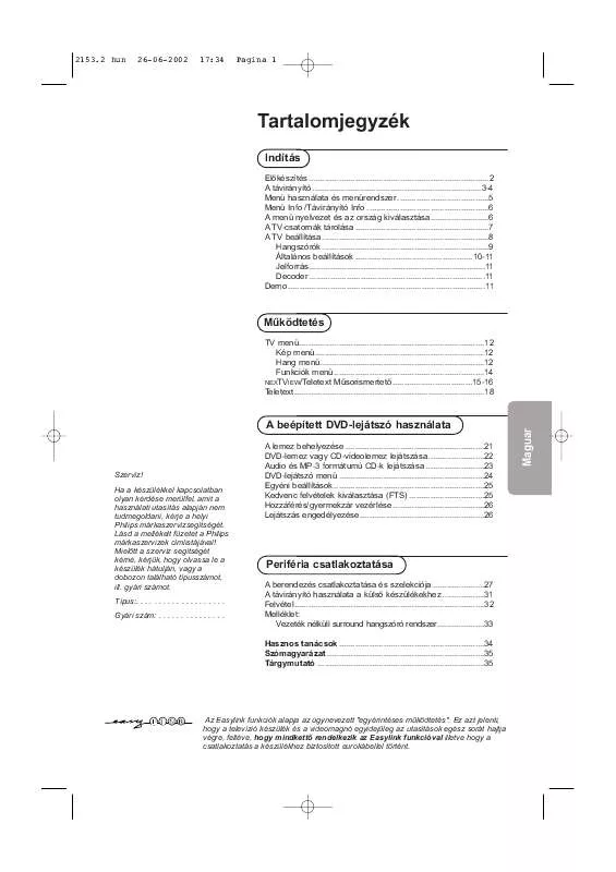 Mode d'emploi PHILIPS 32PW8907