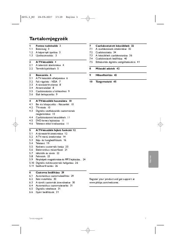 Mode d'emploi PHILIPS 42PFL7862D