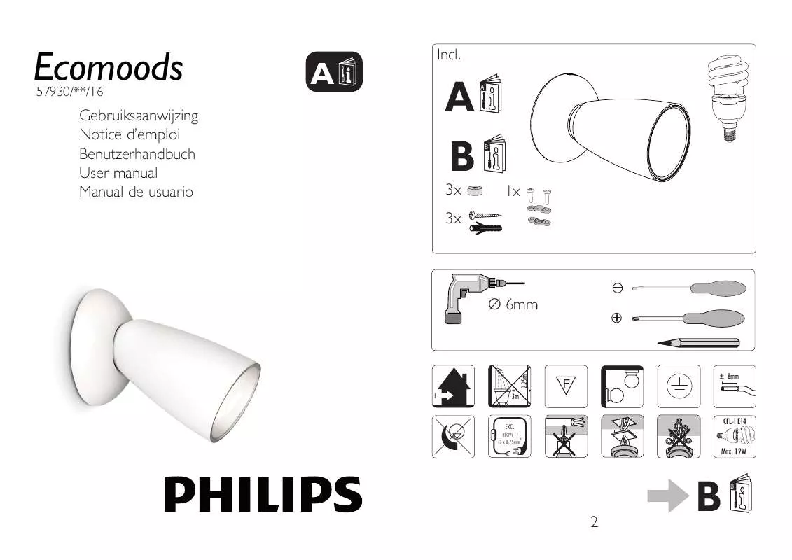 Mode d'emploi PHILIPS 57930-31-16