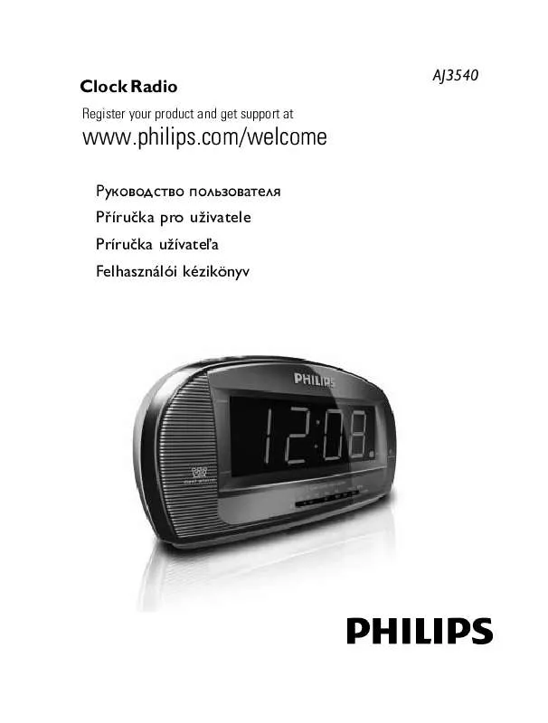 Mode d'emploi PHILIPS AJ-3540