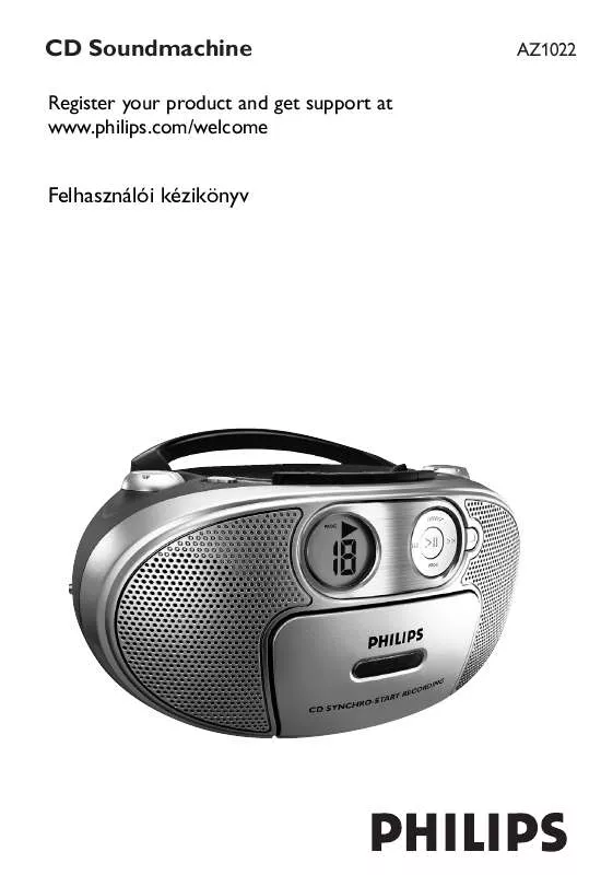 Mode d'emploi PHILIPS AZ1022