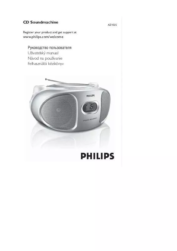 Mode d'emploi PHILIPS AZ102S