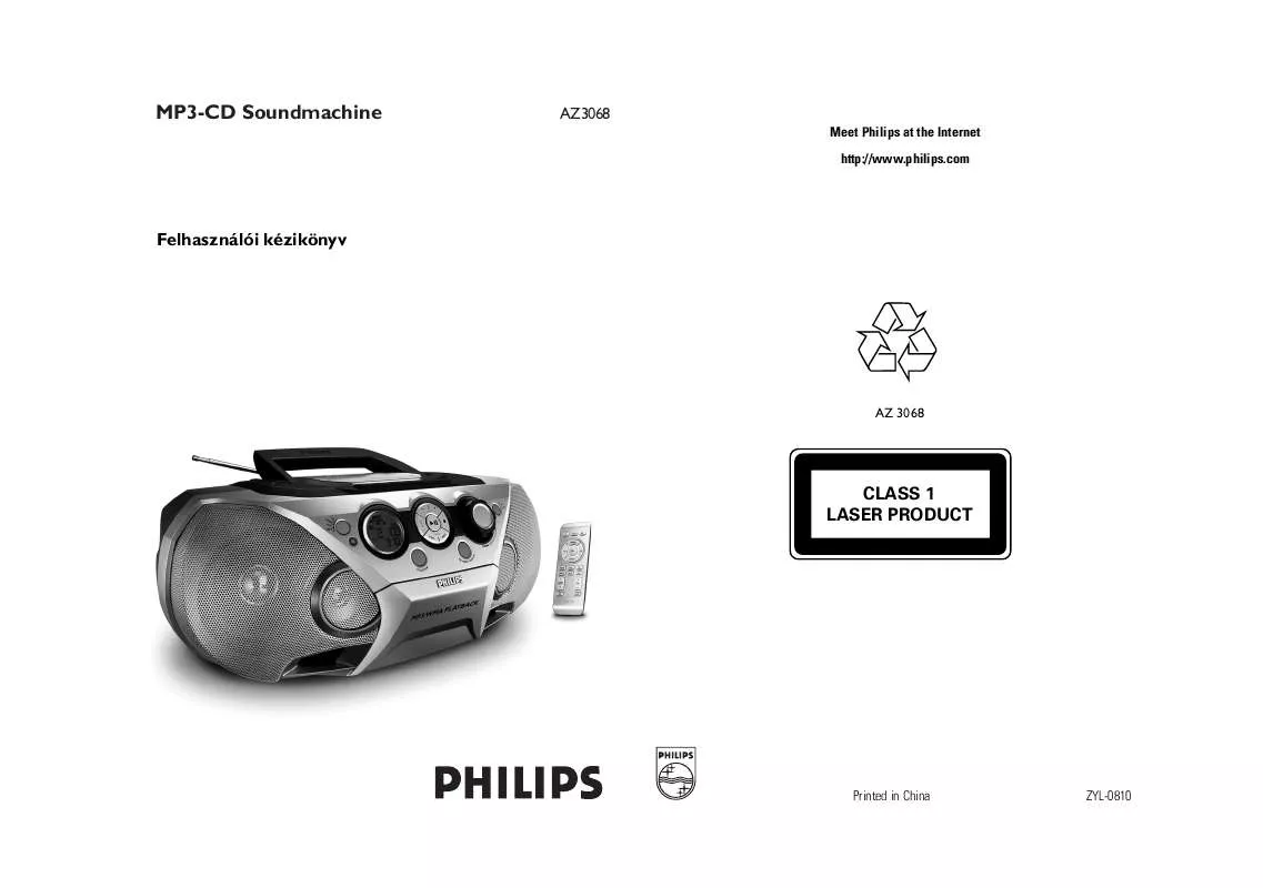 Mode d'emploi PHILIPS AZ3068