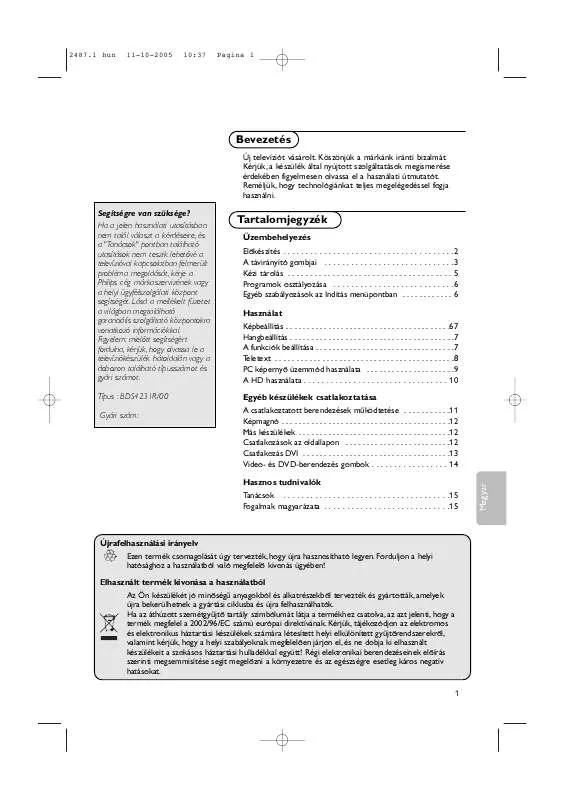 Mode d'emploi PHILIPS BDS4231R