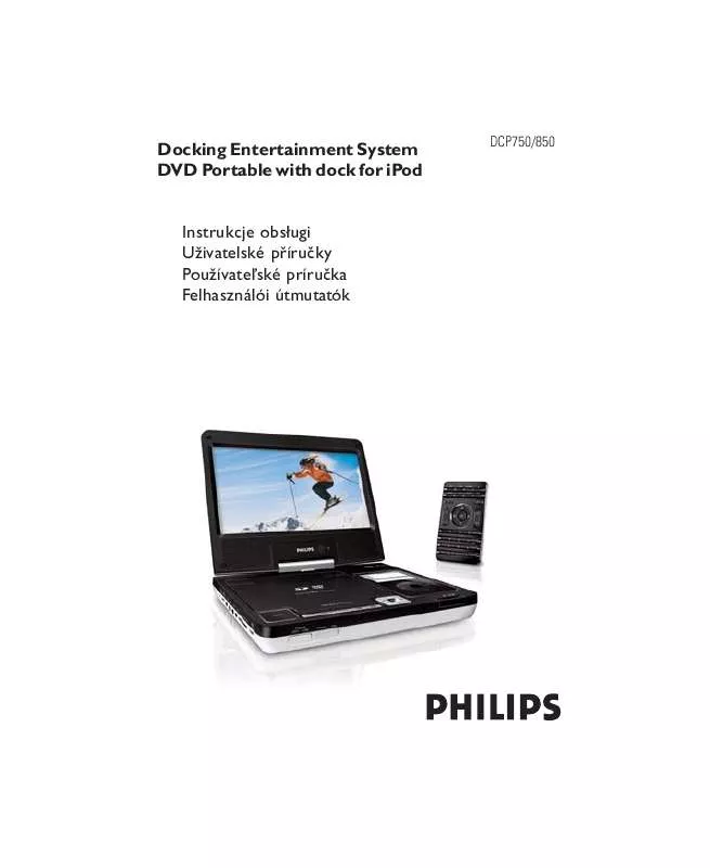 Mode d'emploi PHILIPS DCP750