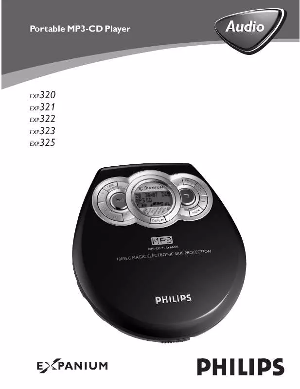 Mode d'emploi PHILIPS EXP320