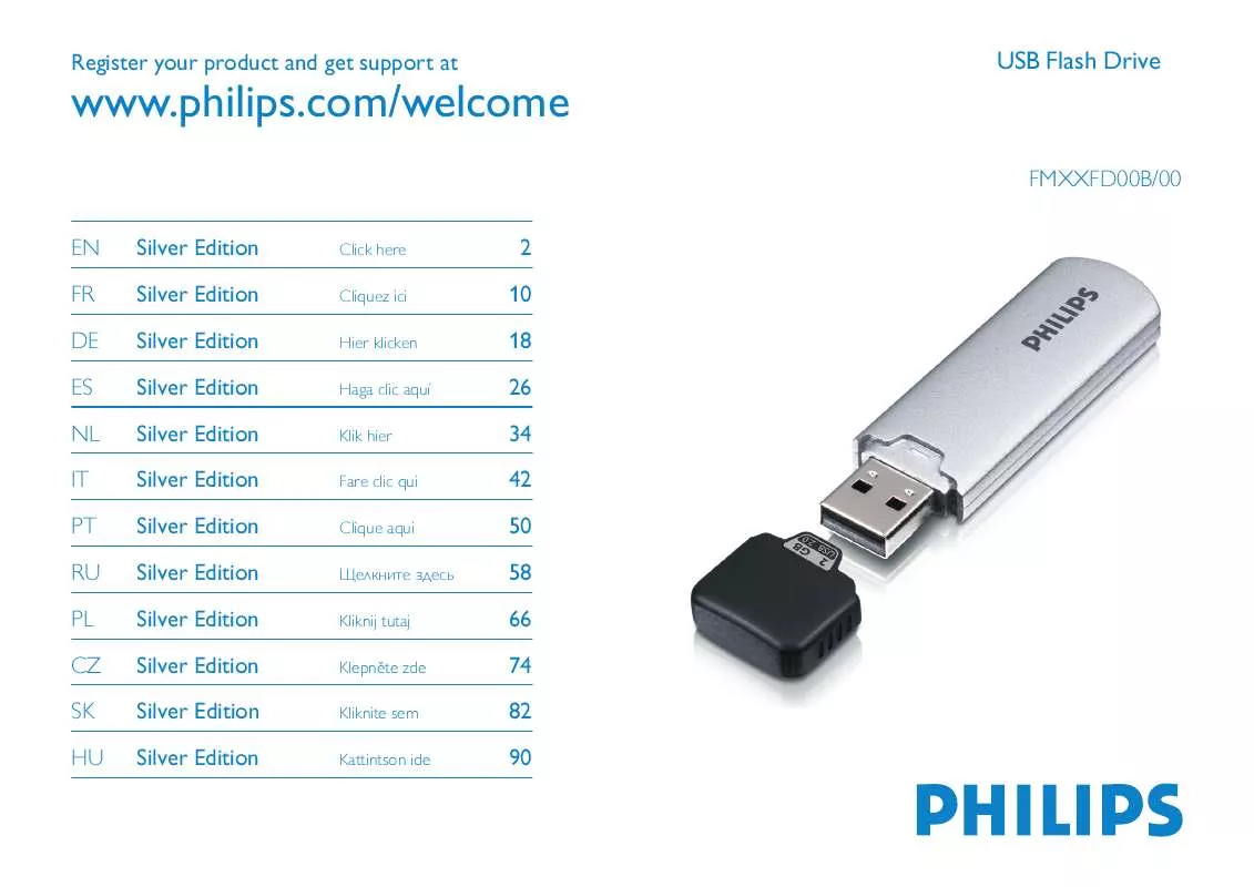 Mode d'emploi PHILIPS FM02FD00B