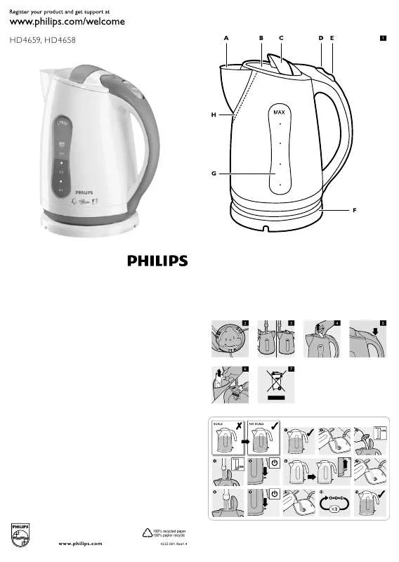 Mode d'emploi PHILIPS HD 4658