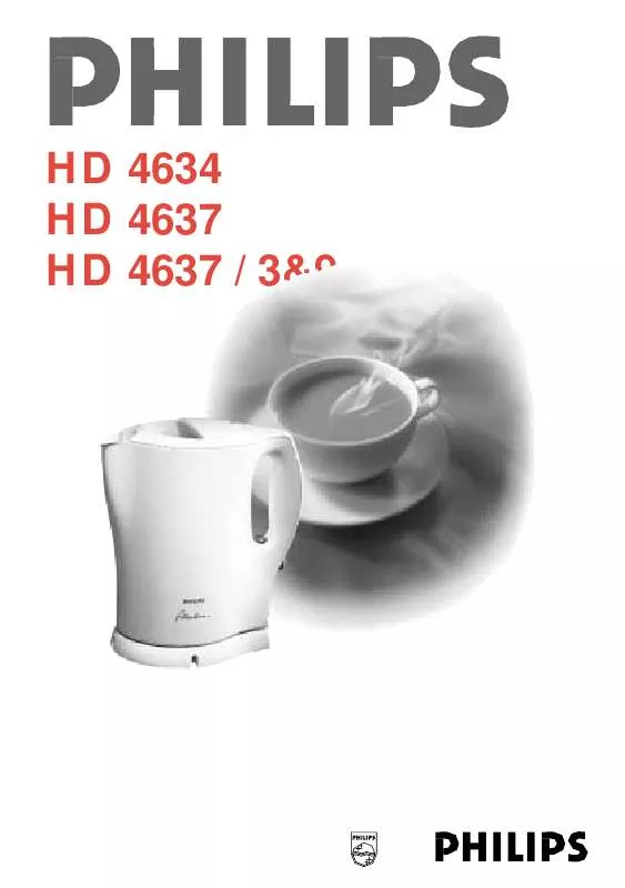 Mode d'emploi PHILIPS HD4634