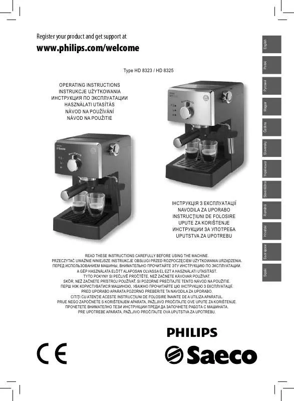 Mode d'emploi PHILIPS HD 8321