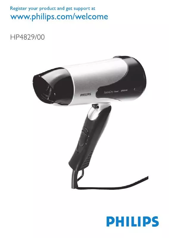 Mode d'emploi PHILIPS HP4829