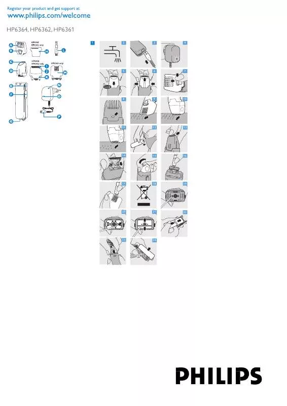 Mode d'emploi PHILIPS HP6362